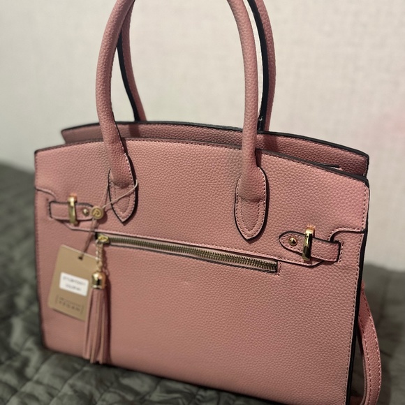 Soft Pink Hand Bag/Off Shoulder Bag - Picture 1 of 5